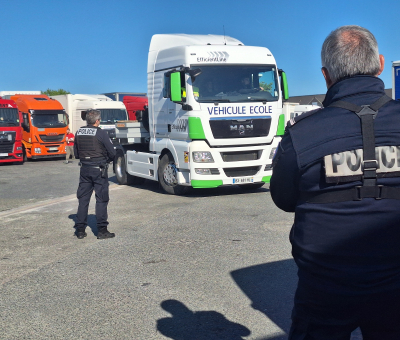 Mise en situation d'un contrôle routier