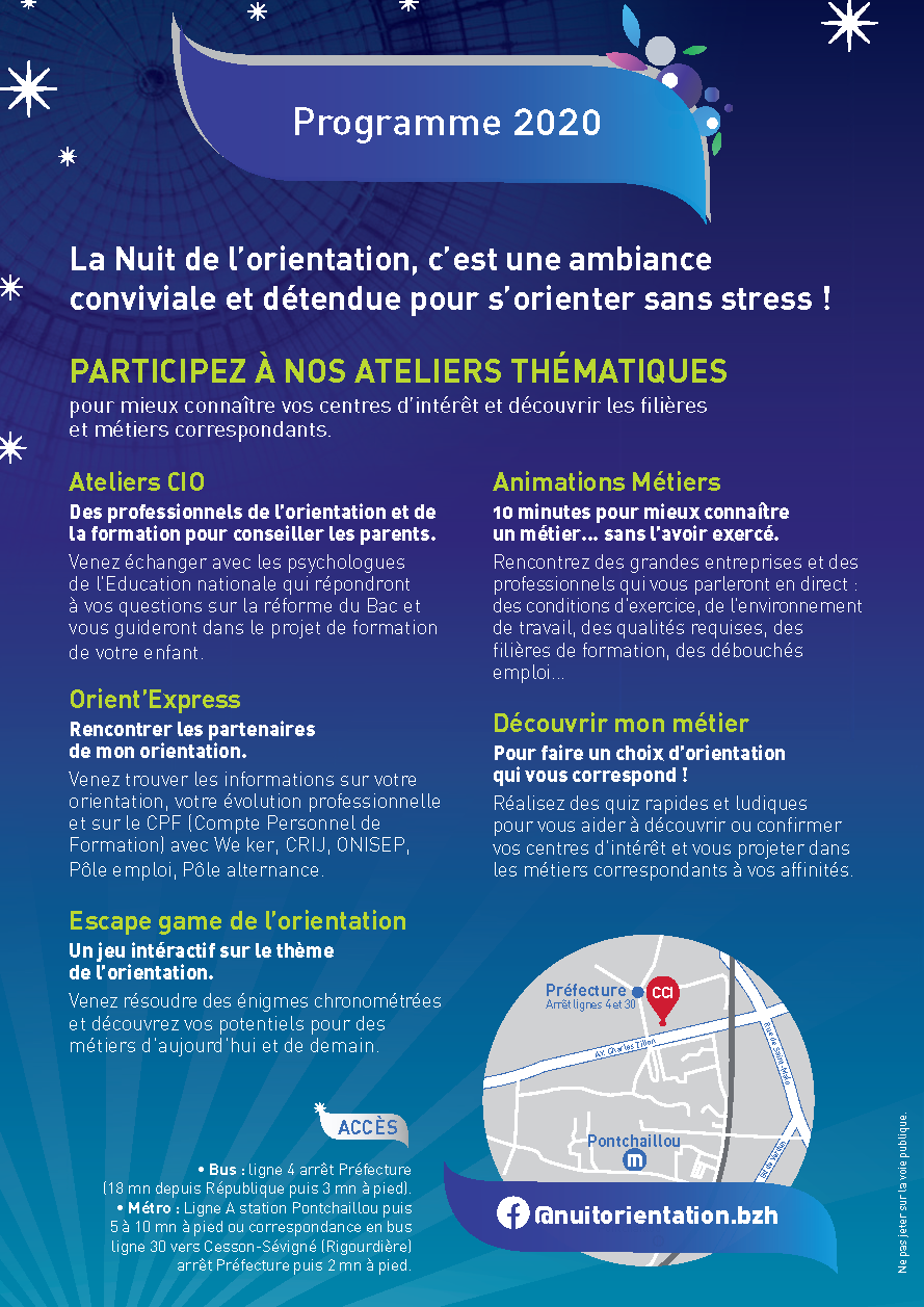 Flyer Nuit orientation Bretagne 2020