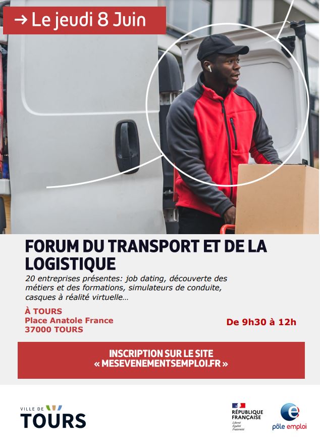 affiche forum transport logistique tours 08 06 23