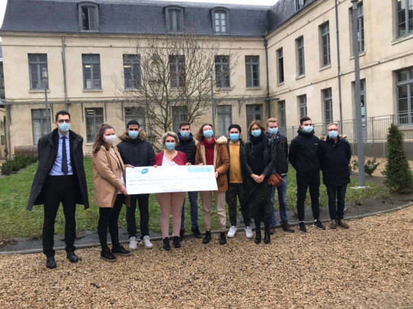 Remise du chèque lycée saint vincent de paul Soissons