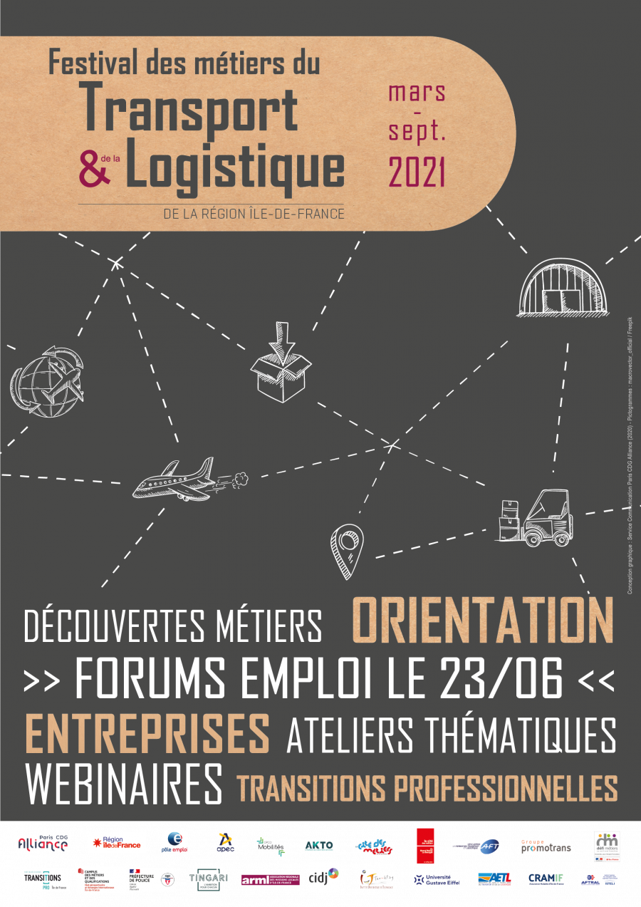 affiche Festival transport logistique IDF