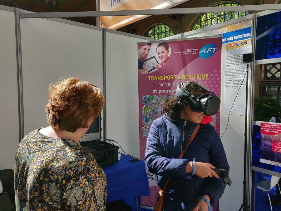 réalité virtuelle stand AFT 2019