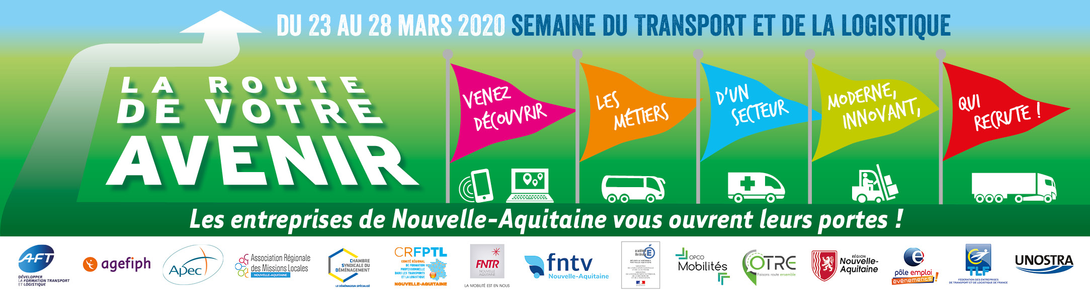 Bannière Route Avenir Nouvelle Aquitaine 2020