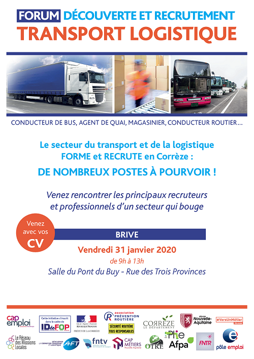 Affiche Forum Transport Logistique de Brive