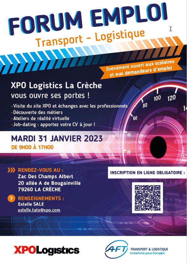 Affiche Forum Emploi XPO La Crèche