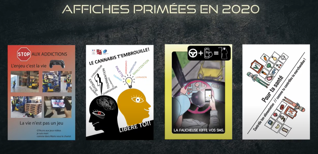 Affiches primées Jeu Addiction AFT 2020