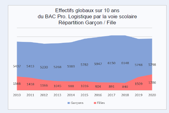 Féminisation Bac Pro Log 10 ans AFT