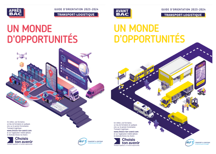 Guide de l'orientation Transport-Logistique de l'AFT édition 2023-2024