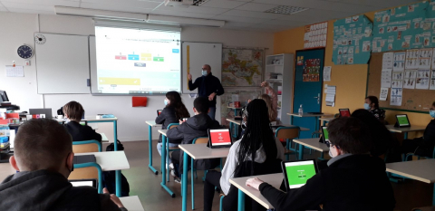 Présentation des métiers avec l'outil Kahoot!