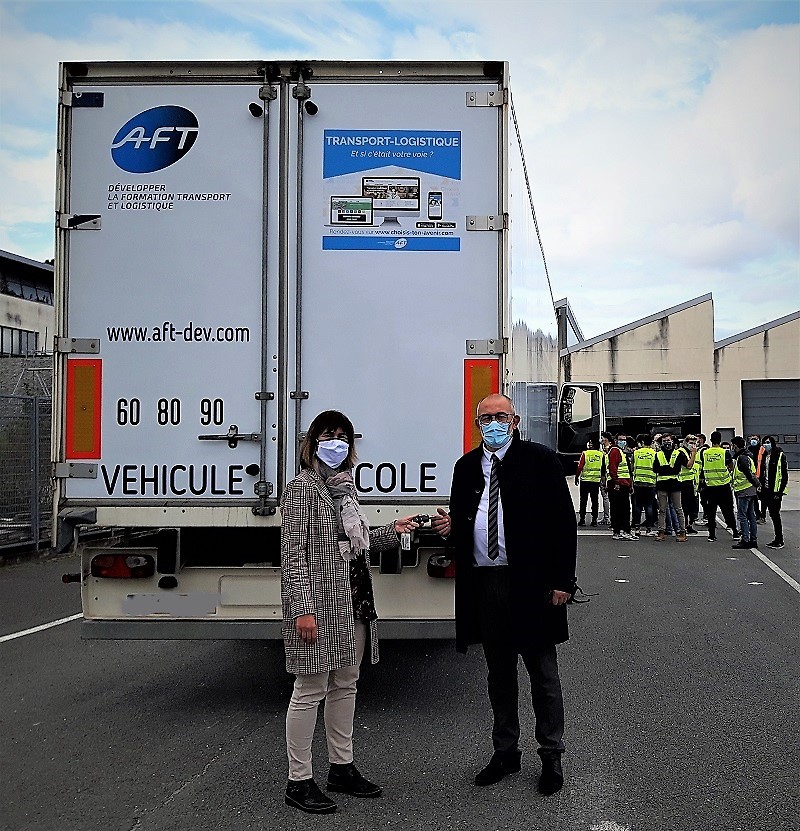 Remise camion AFT lycée Blanquefort