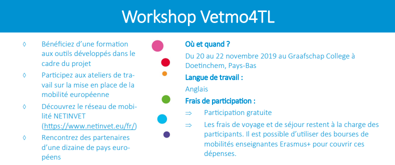 Workshop Vetmo4TL