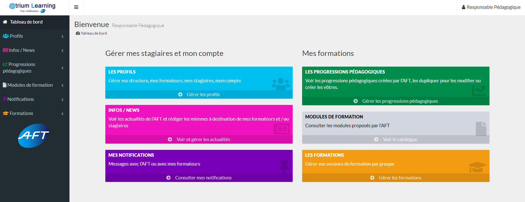 Capture Ecran @trium Learning