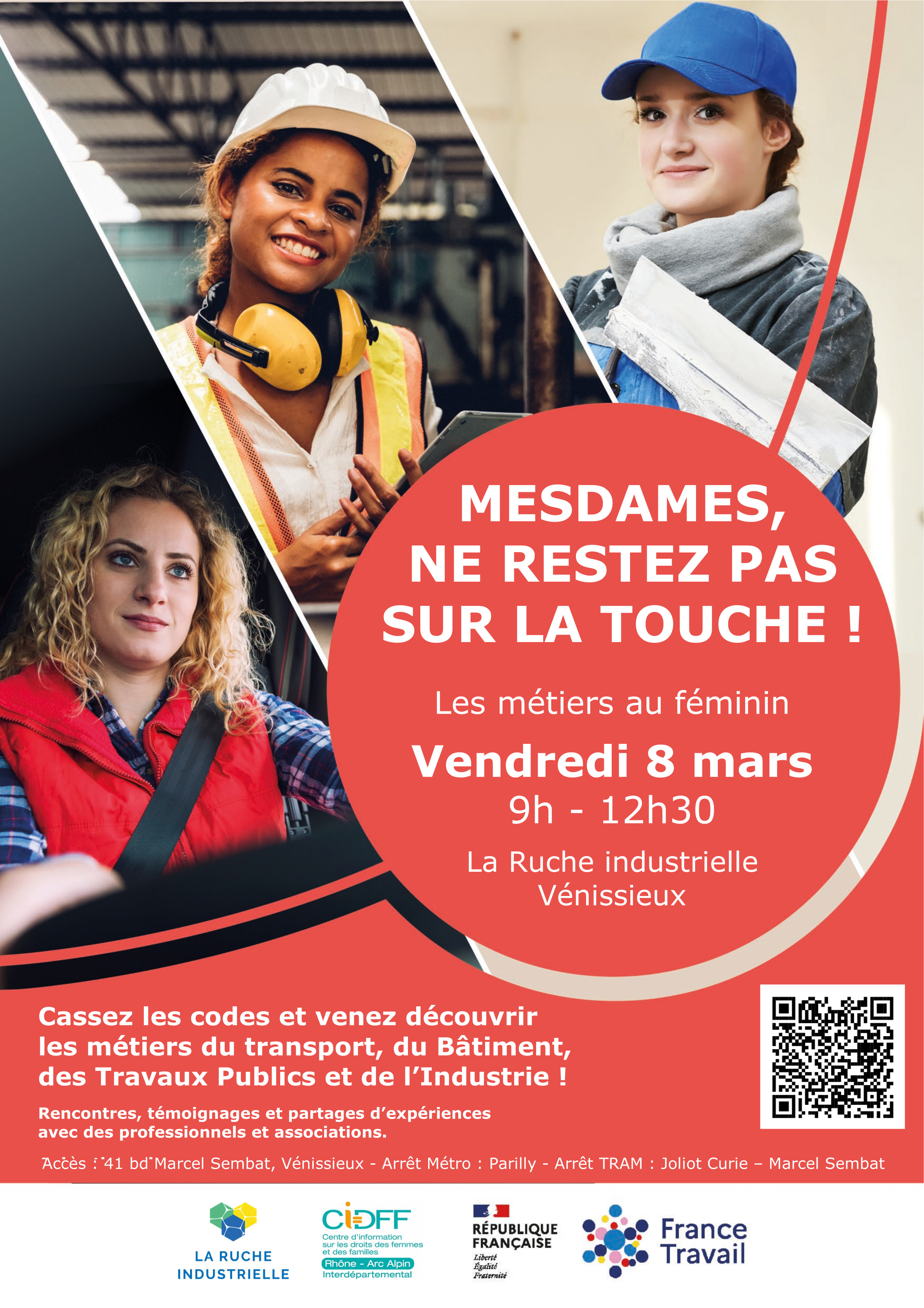 Mesdames ne restez pas sur la touche ! Les métiers du Transport-Logistique au féminin