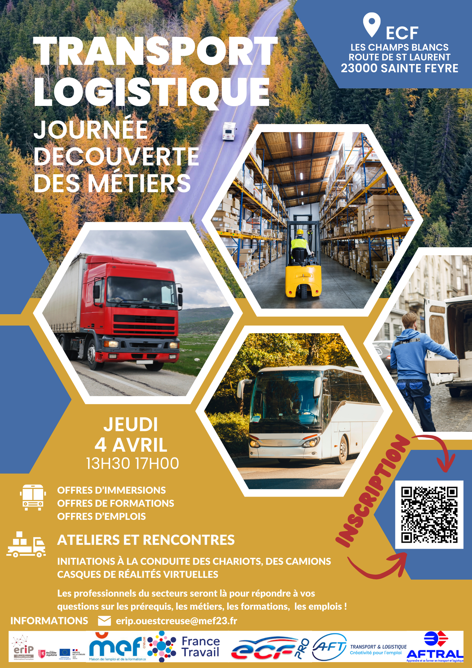 Découverte des métiers du Transport et de la Logistique