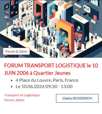 Forum transport et logistique à Paris !