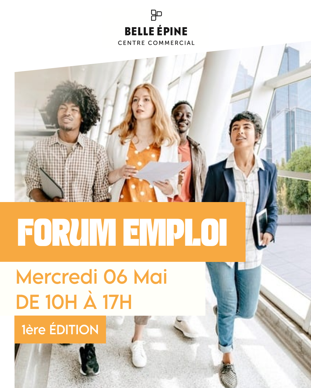 Forum Emploi au Centre Commercial Belle Epine à Thiais