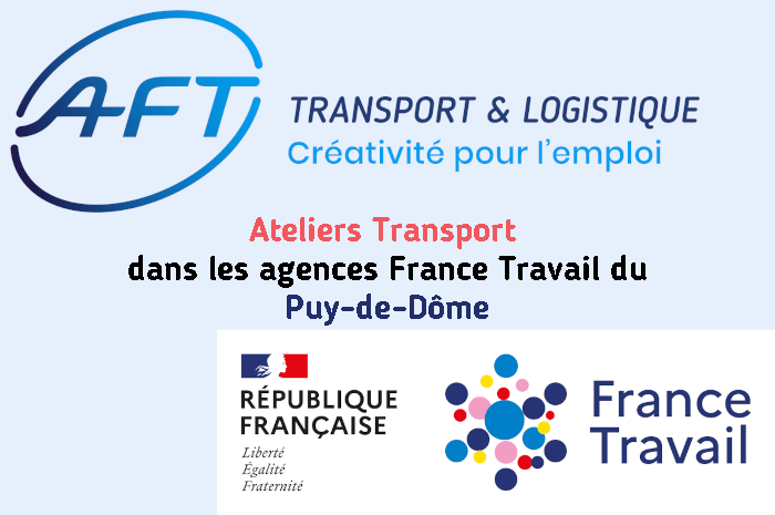 Ateliers Transport dans les Agences FRANCE TRAVAIL du Puy de Dôme