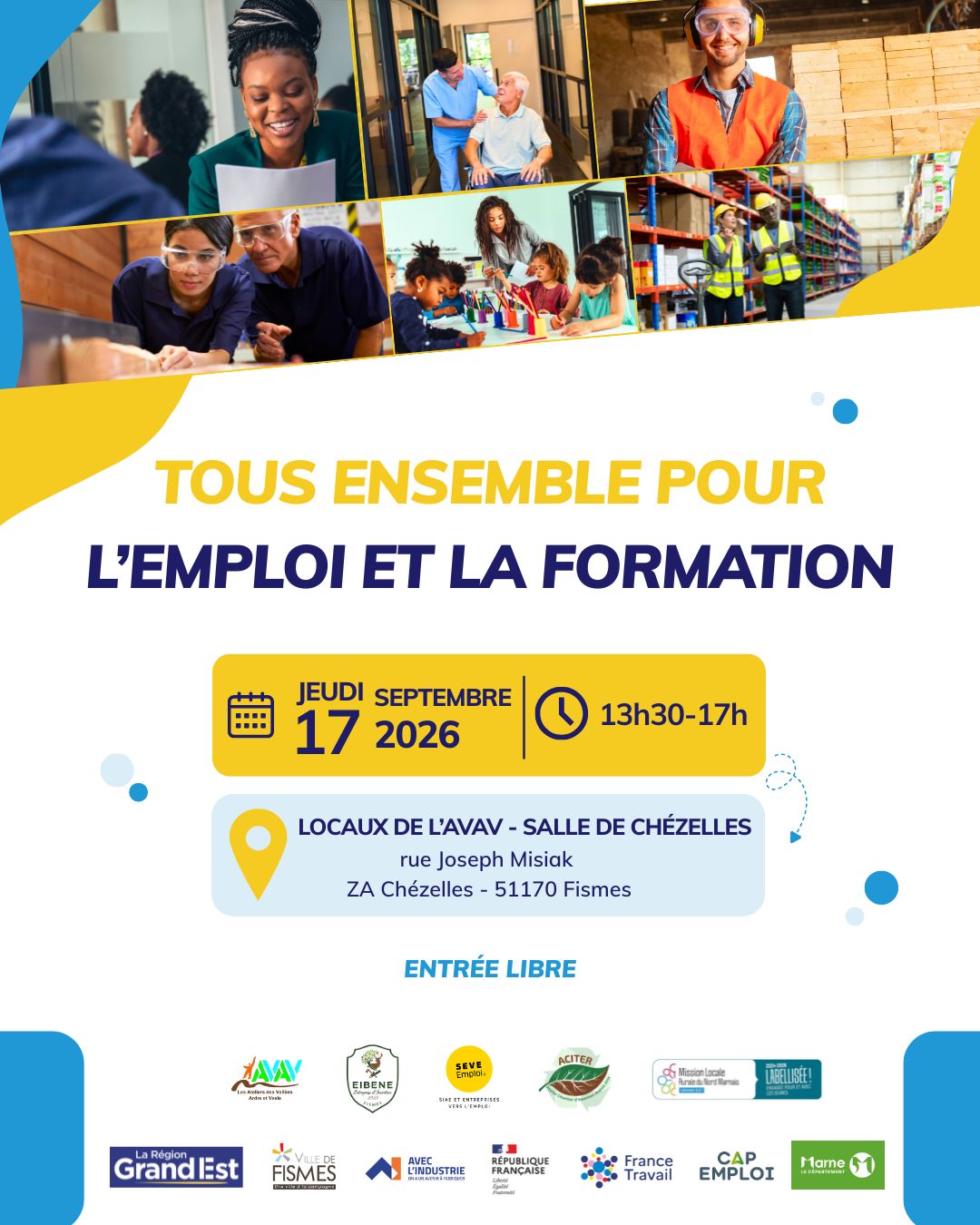 Tous ensemble pour l’emploi et la formation