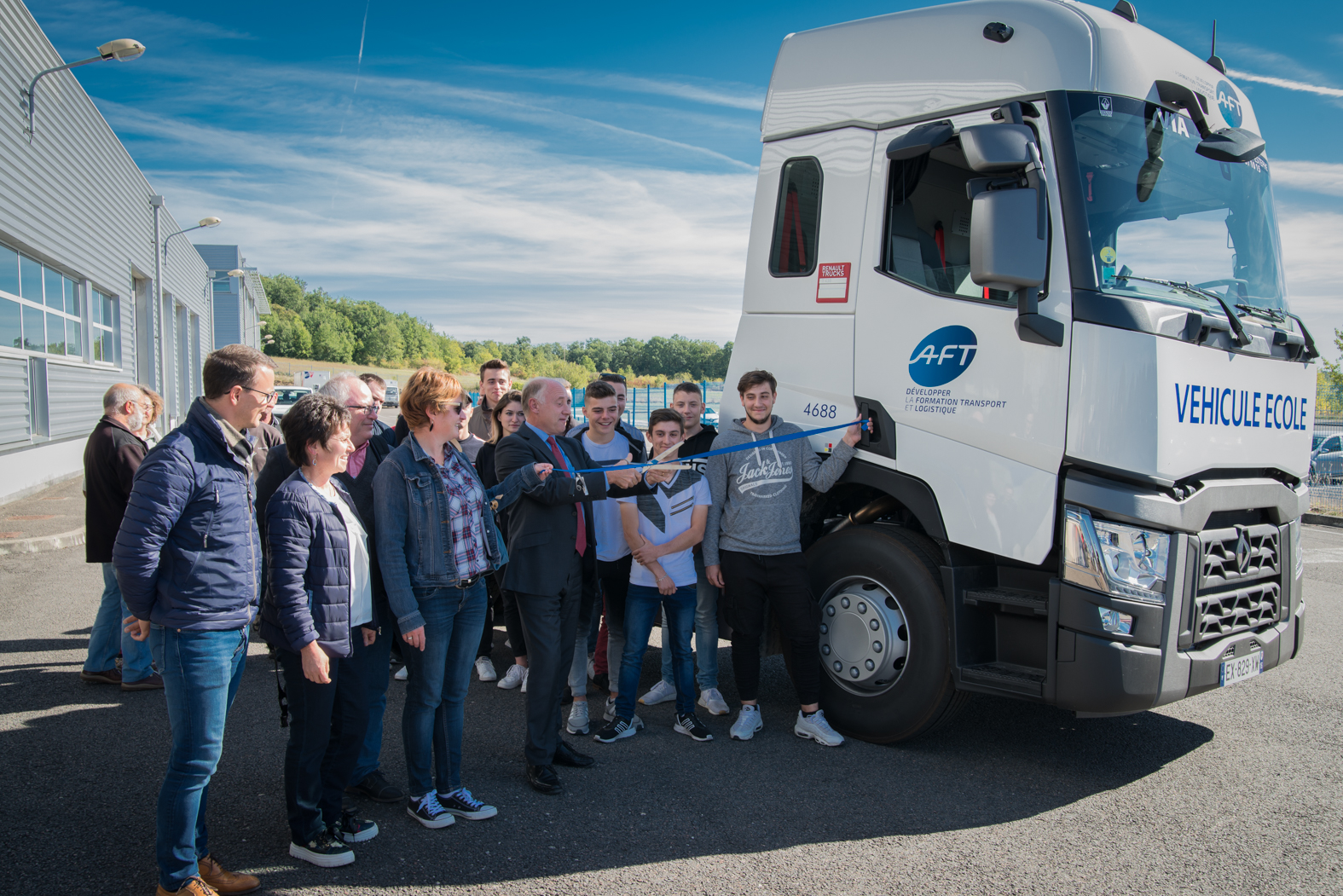 Remise de Camion AFT à un Lycée