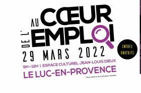 Affiche forum au Cœur de l'emploi