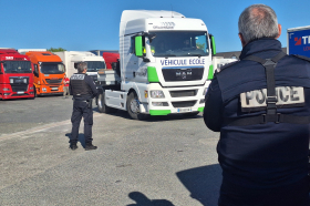Mise en situation d'un contrôle routier