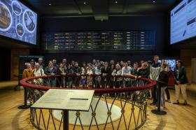 Tous les participants à la remise des prix du concours national "bien dans ma tête, bien dans mon corps, bien dans mon job" de l'édition 2019.