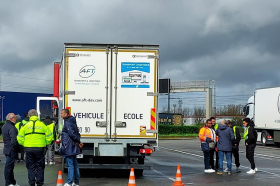 Mise en situation d'un contrôle routier