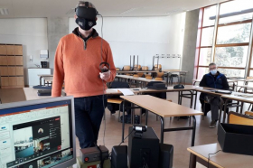 Démonstration kit de réalité virtuelle AFT pour former les professeurs de conduite