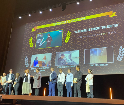 Remise des prix du concours Je filme ma formation au Grand Rex - Catégorie Transport-Logistique