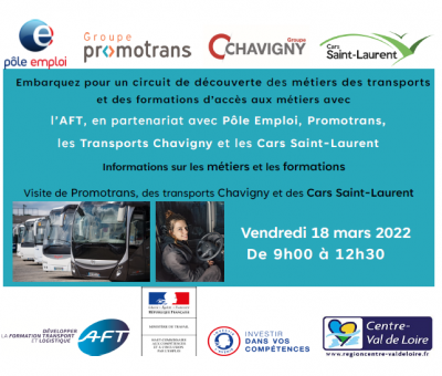 En partenariat avec Promotrans, les transports Chavigny et les Cars Saint-Laurent