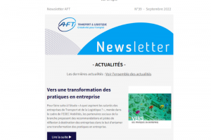 Newsletter AFT - N°39 - Septembre 2022