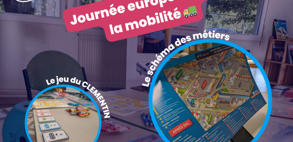 Mise en valeur du jeu du CLEMENTIN et du SCHEMA DES METIERS by AFT
